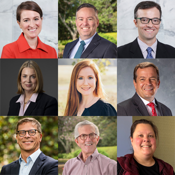Burch, Chapman, Hall, Heywood, Mangan, Rutledge, Sawyer, Shipley and Terry collage 
