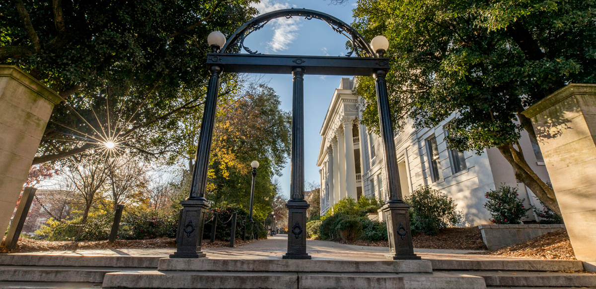 The Arch at sunrise (photo by UGA MarComms)