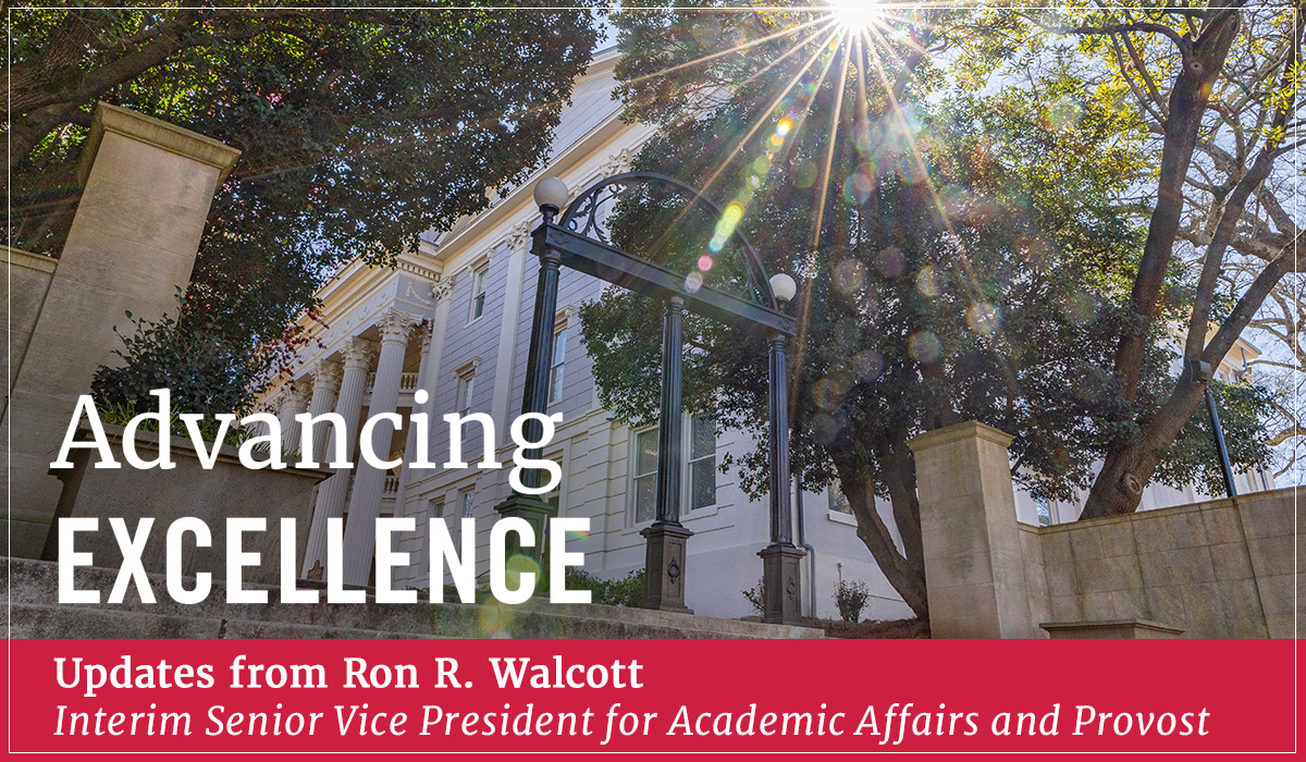 Advancing Excellence: Updates from Ron R. Walcott, Interim Senior Vice President for Academic Affairs and Provost